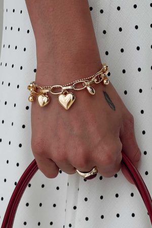 In Heaven Charm Bracelet Gold