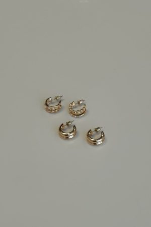 Talyn Earring Pack Gold