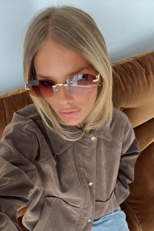 Katja Sunglasses Brown / Gold