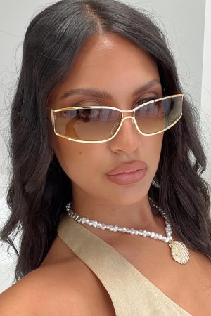 Dyxon Sunglasses Gold/brown