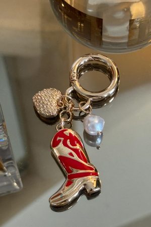 Such A Charmer Keyring Gold
