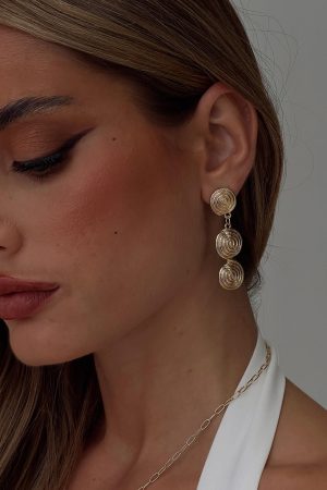 Zamie Earrings Gold