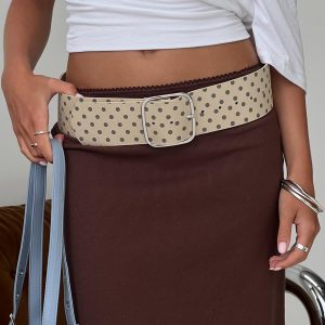Attley Belt Beige Polka