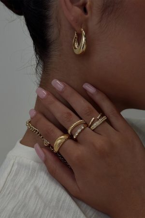 Satine Ring Pack Gold