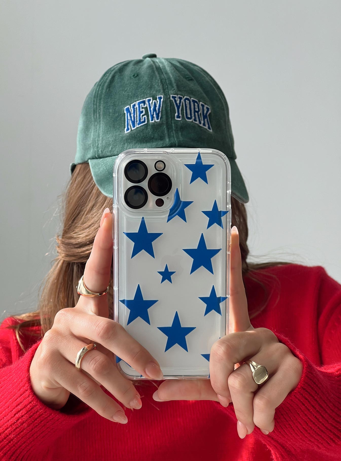 What's Your Sign Iphone Case Clear / Blue - Image 3