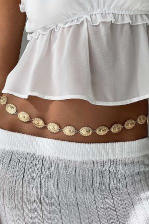 Sunder Chain Belt Gold