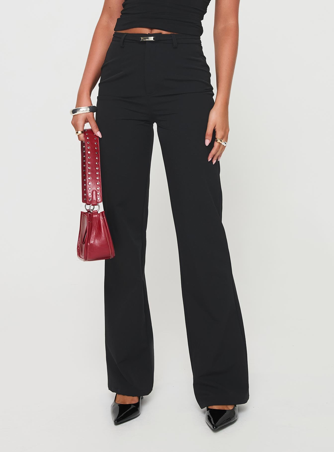 Flounce Pants Black - Image 4