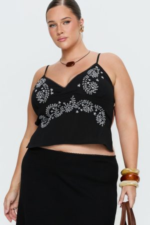 Pappilion Top Black Curve