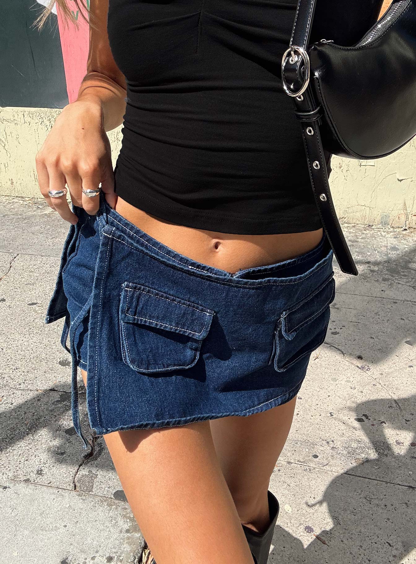 Countryside Skort Blue Denim - Image 7