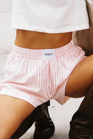 Sincar Boxer Shorts Pink / White Stripe