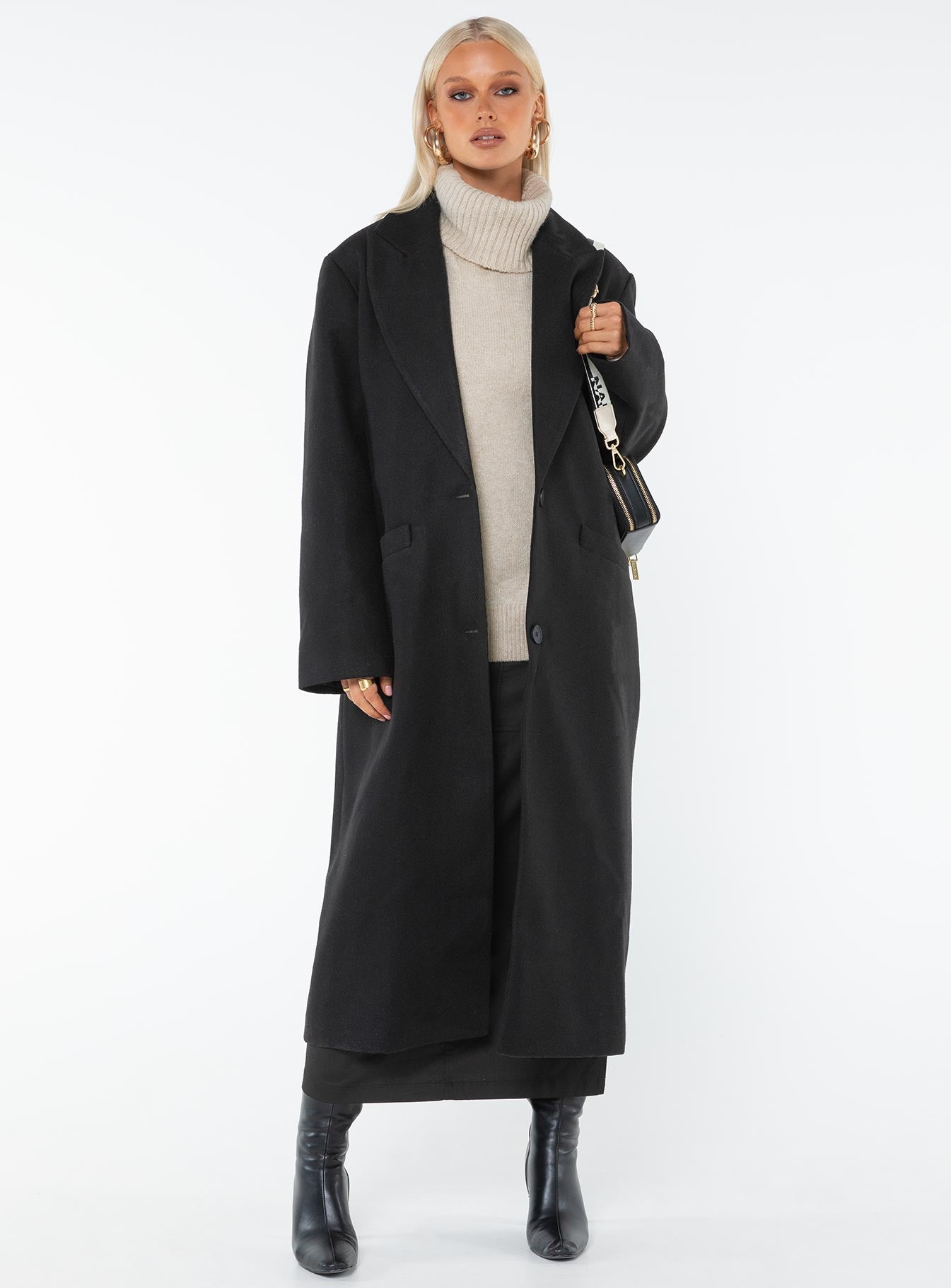 Olsen Coat Black - Image 2