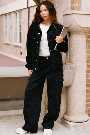 Nosita Cargo Jeans Black