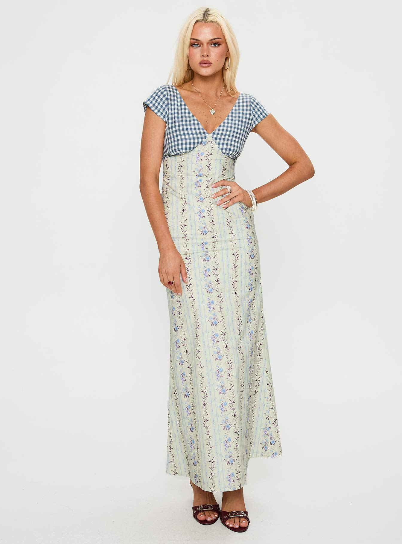 Saije Maxi Dress Multi Floral - Image 2