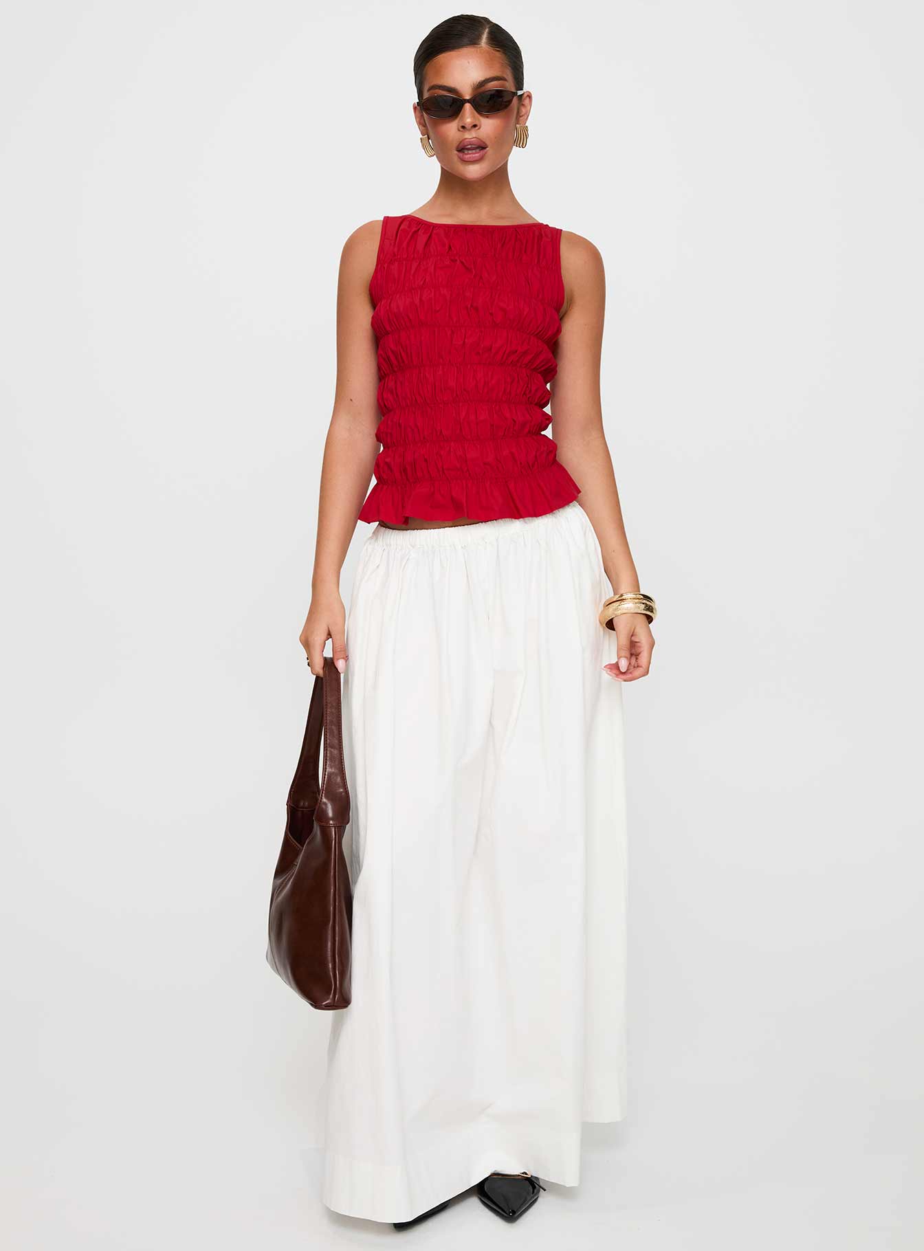 Felipa Maxi Skirt White - Image 2