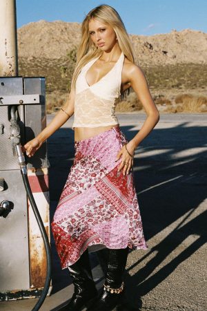 Lovely Bunch Maxi Skirt Multi