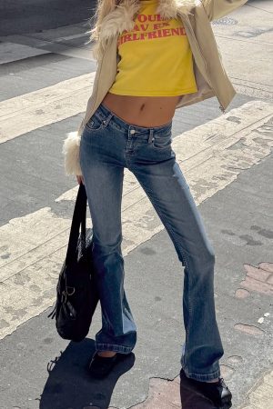 Bethany Low Rise Bootleg Jeans Mid Wash