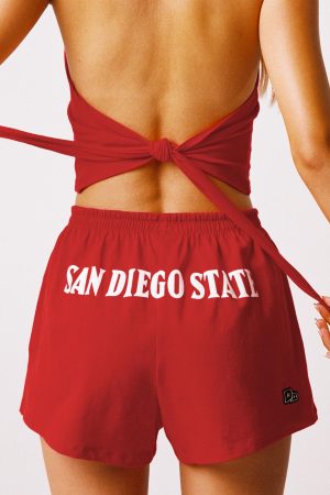 SDSU Soffee Shorts Red