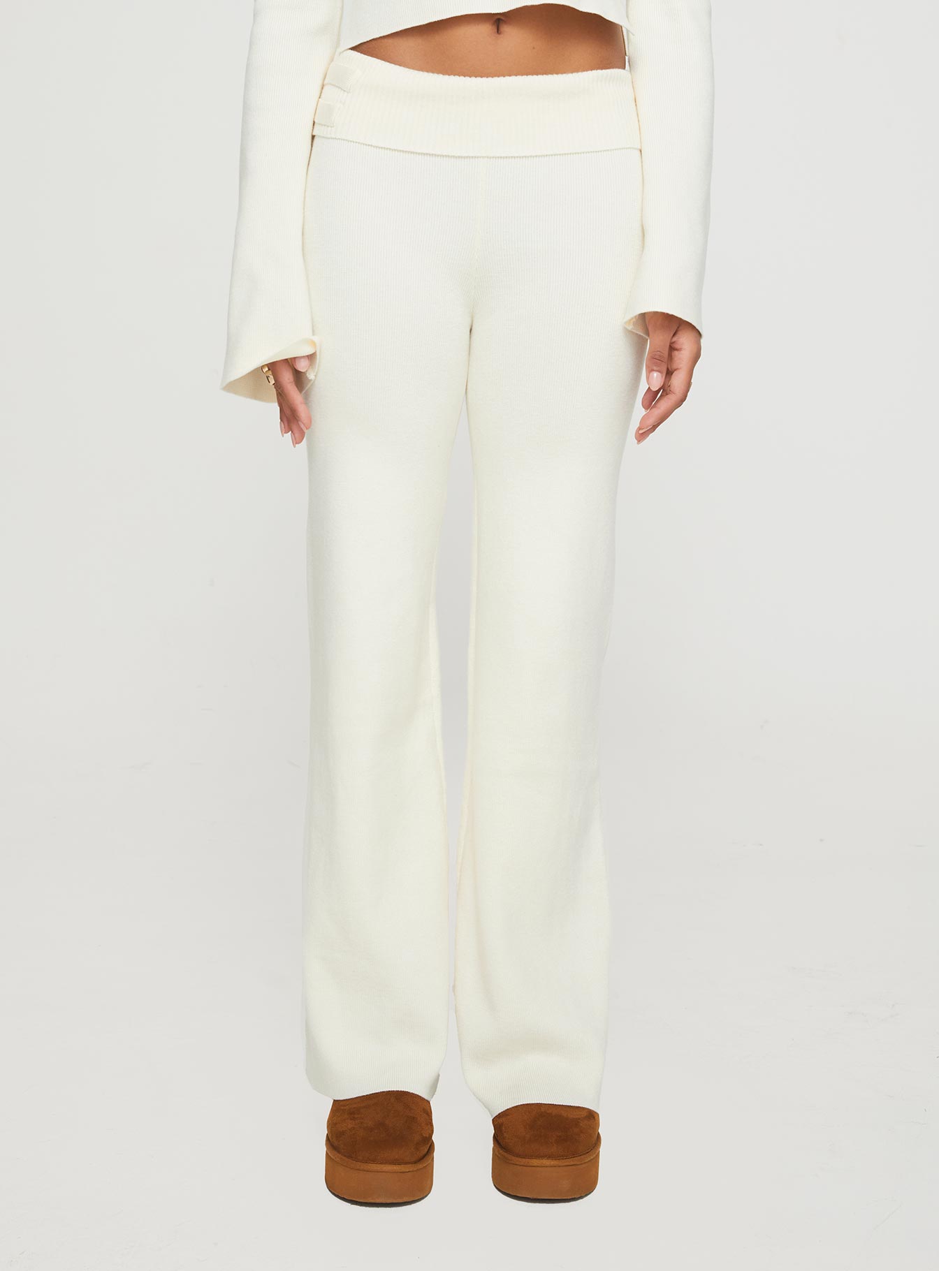 Try Me Knit Pants Cream - Image 2