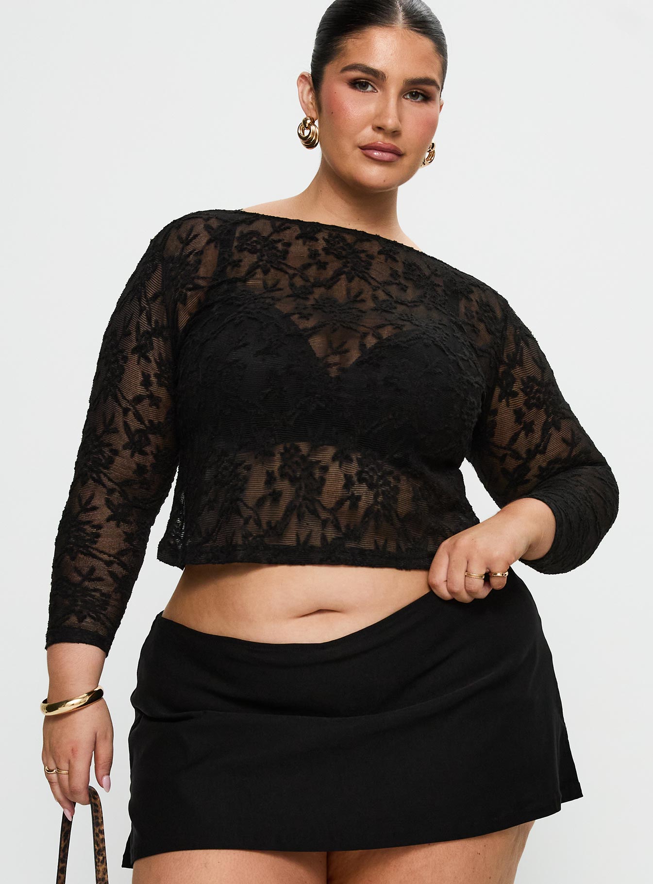 Martine Sheer Top Black Curve - Image 2
