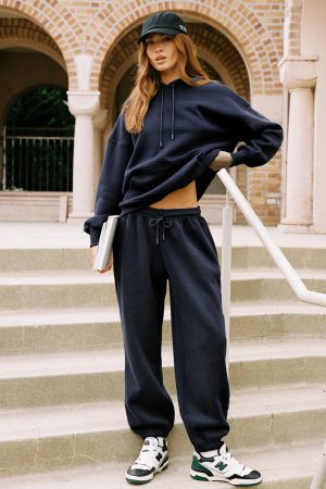 Dream Fleece Ankle Cuff Sweatpants Navy
