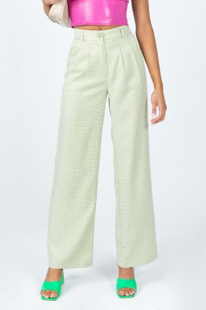Archer Pants Green Check