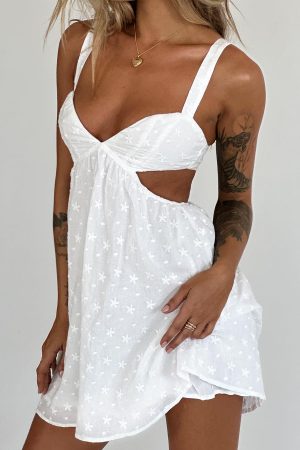 Khalia Mini Dress White