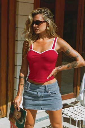 Brinkman Mini Skirt Light Wash Denim