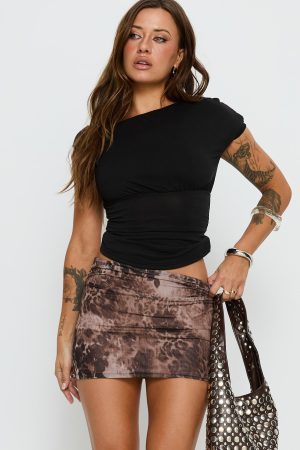 Laniyah Mini Skirt Animal Multi