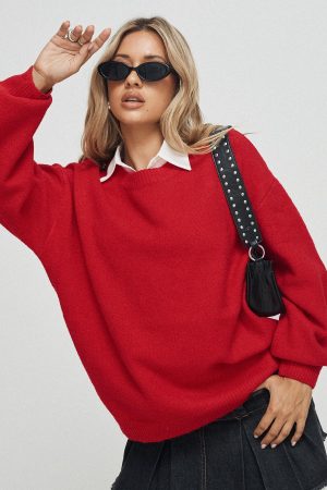 Ryanna Sweater Red