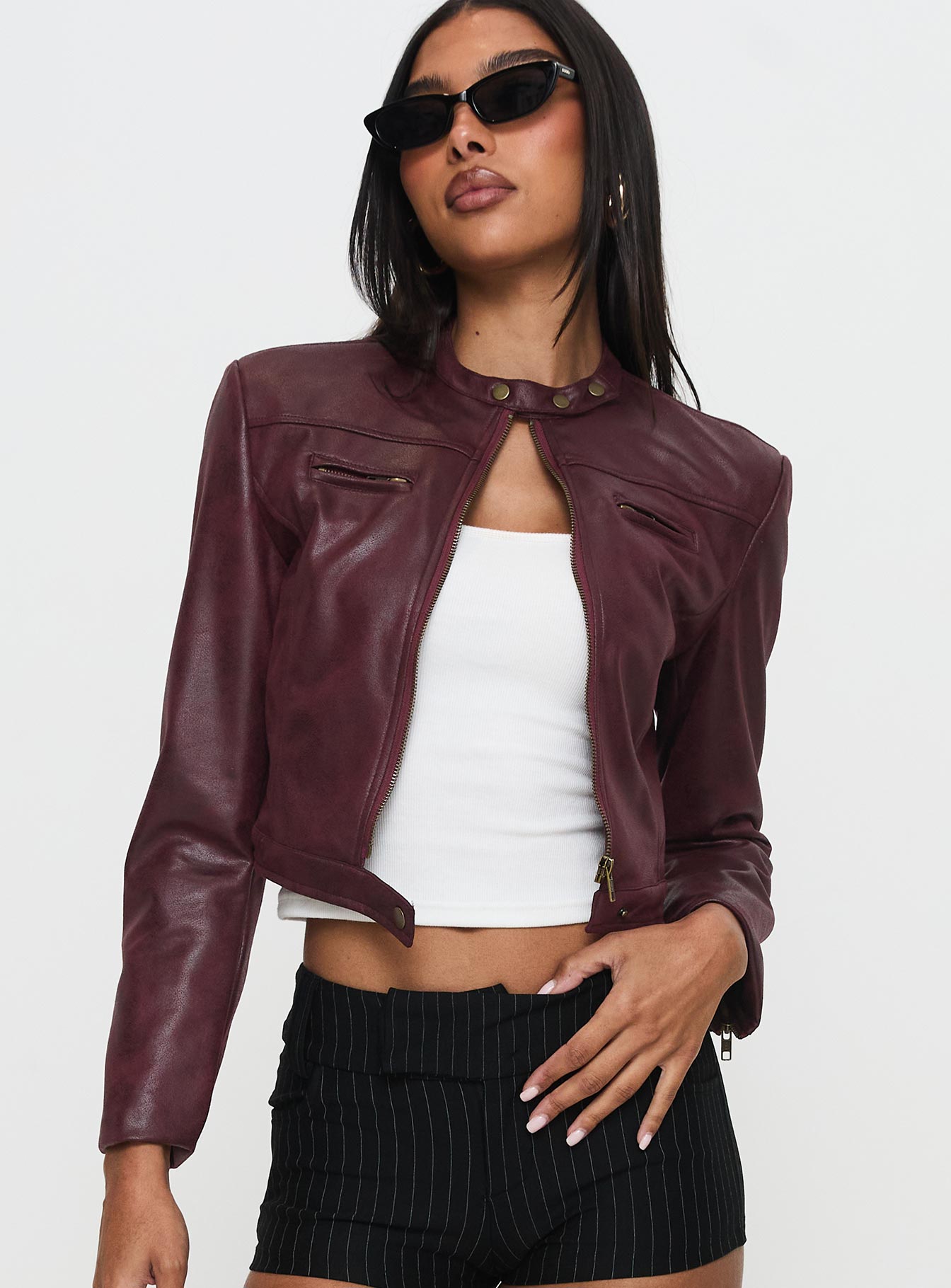 Anfield Jacket Burgundy - Image 2
