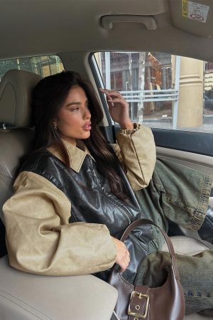Nirvana Bomber Jacket Camel