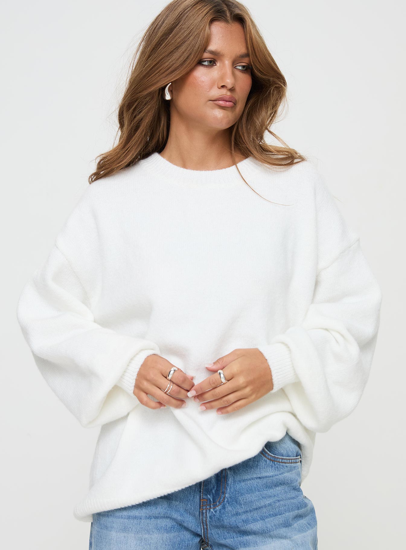 Ryanna Sweater White - Image 2