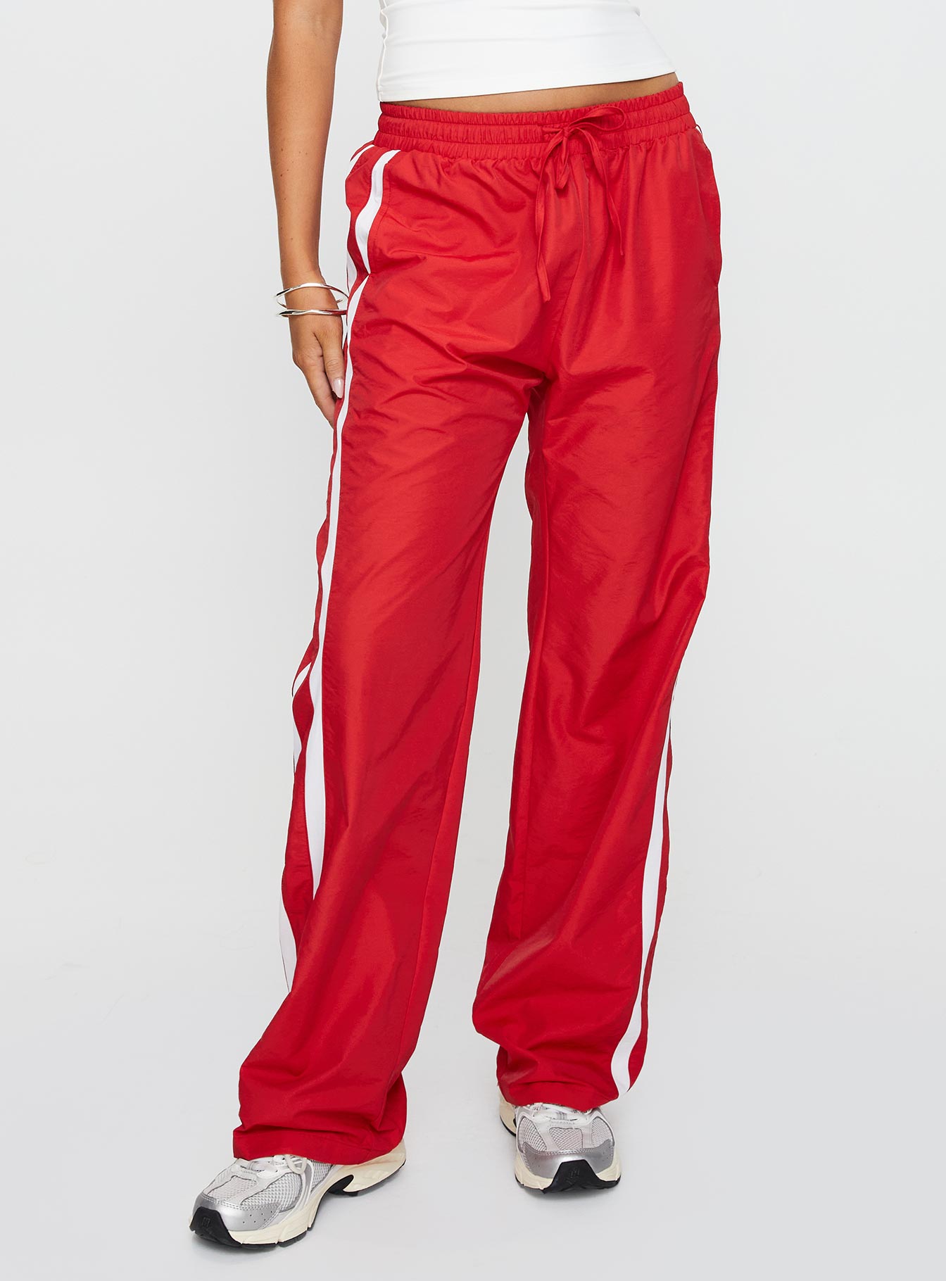 Keli Track Pants Red / White - Image 2