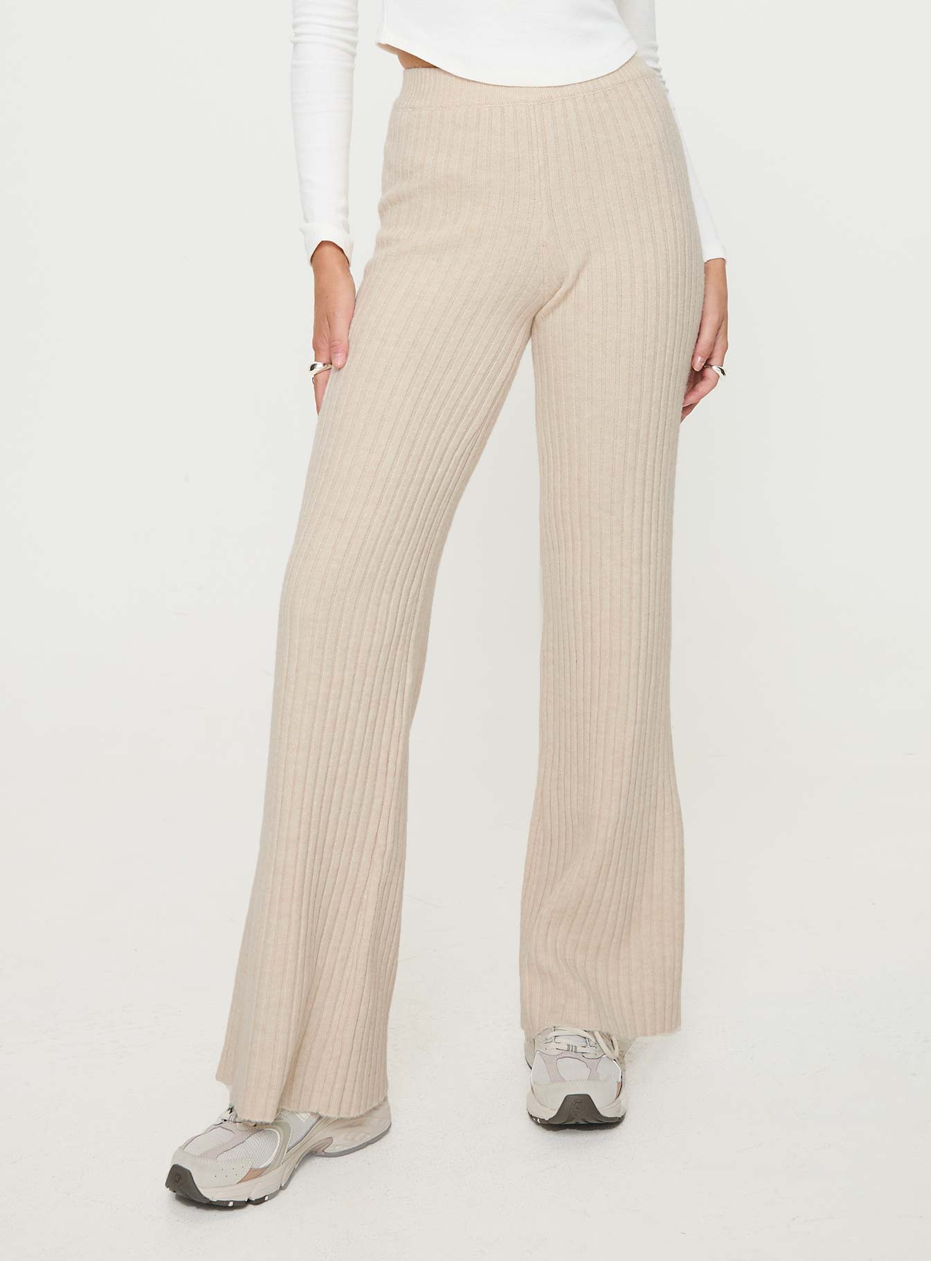 Montana Knit Pants Cream - Image 2