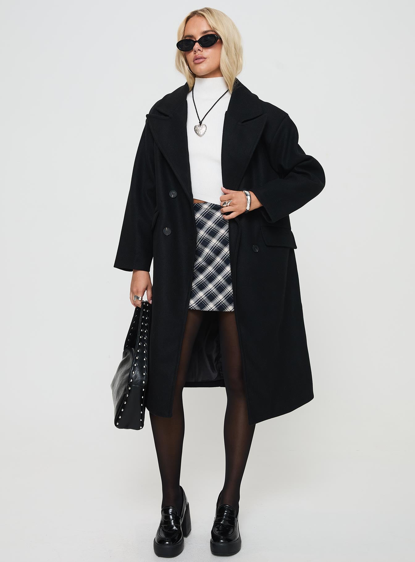 Inferno Longline Coat Black - Image 2