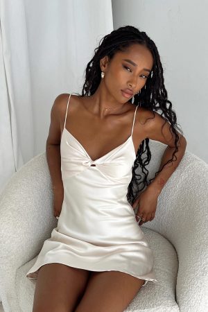 Marilyn Mini Dress Champagne