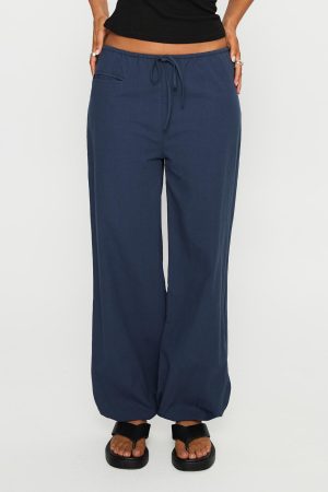 Zodie Low Waist Pants Navy