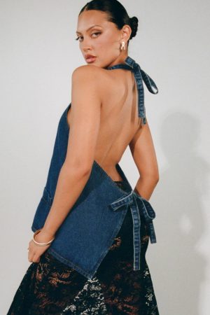 Hills Halter Denim