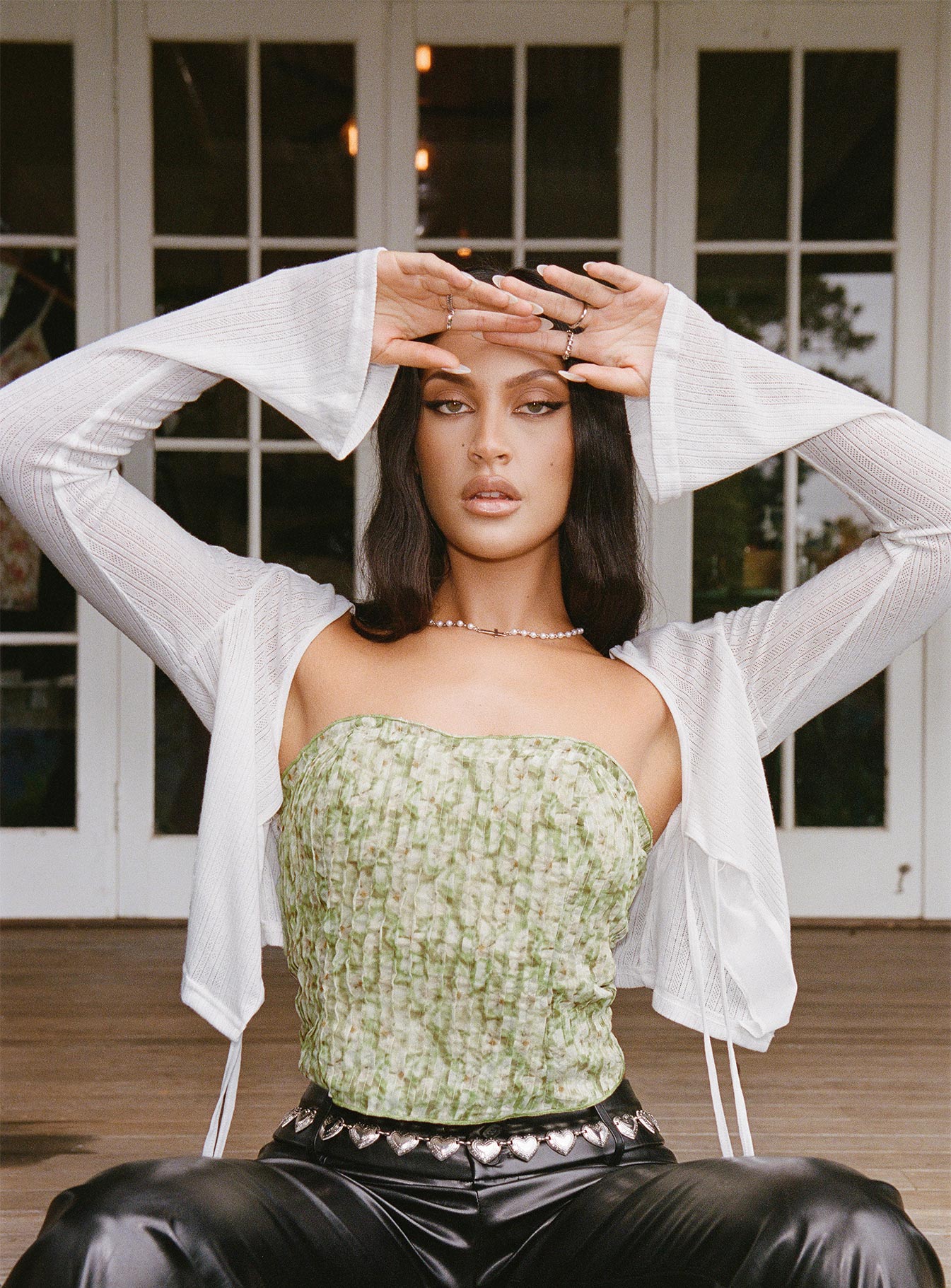 Barbaro Long Sleeve Top White - Image 6