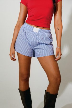 Cobain Shorts Blue Stripe