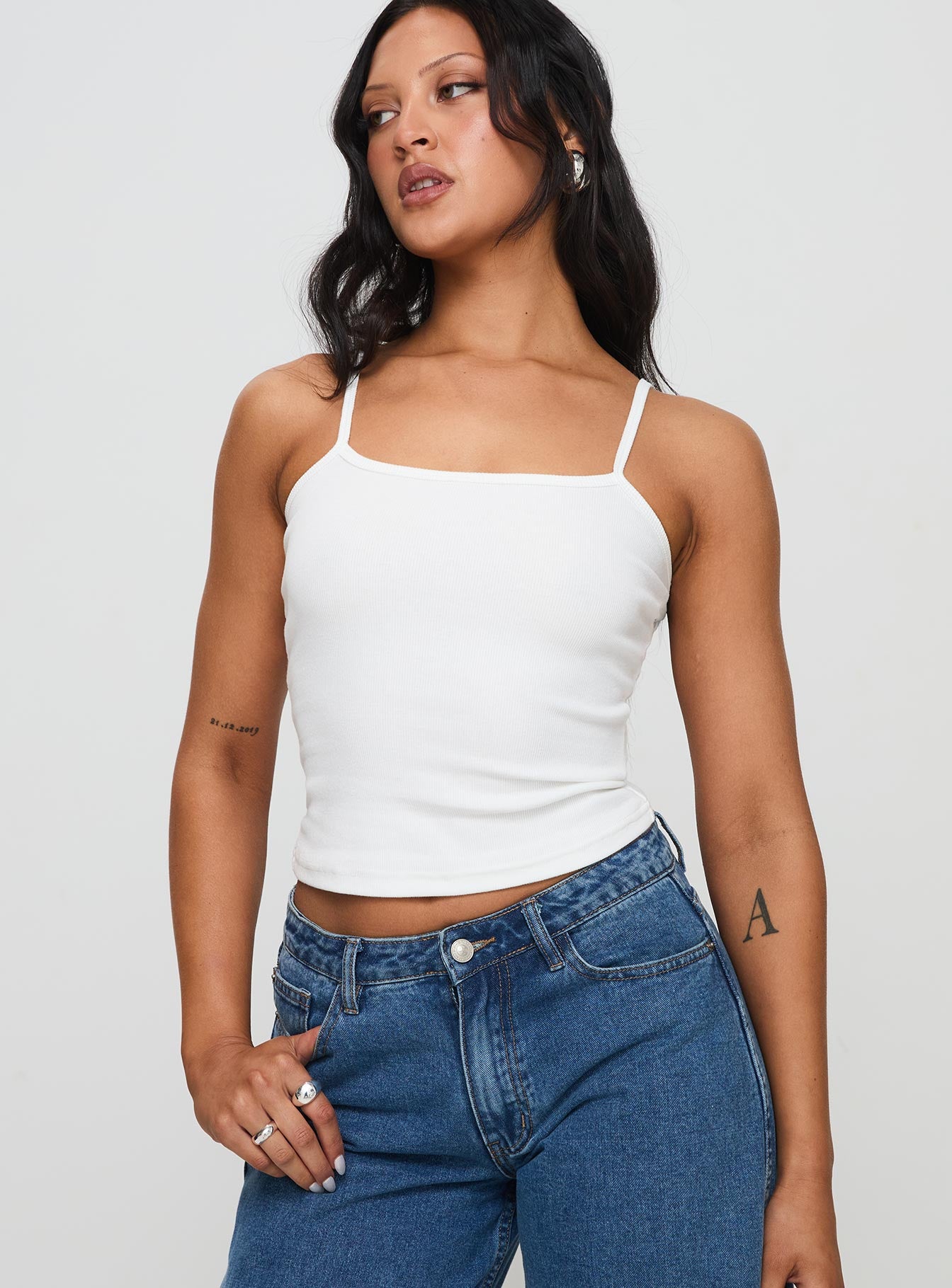 Baseline Rib Top White - Image 2