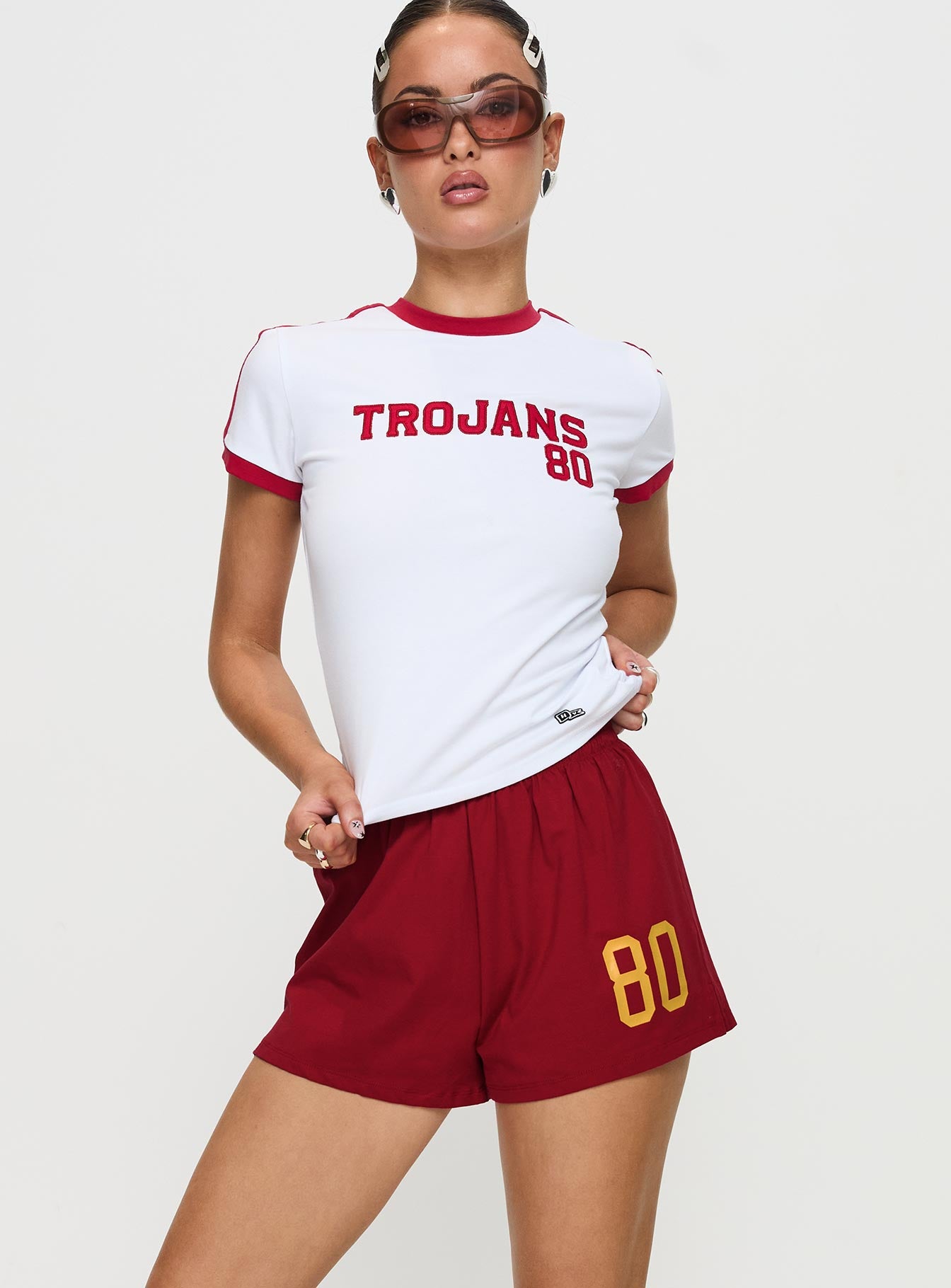 USC Soffee Shorts Red - Image 2