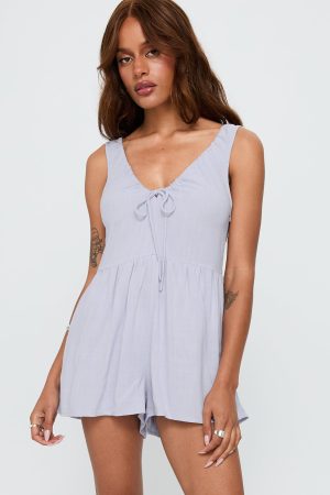 Mackellar Romper Blue