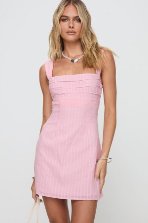 Anyone But You Mini Dress Pink