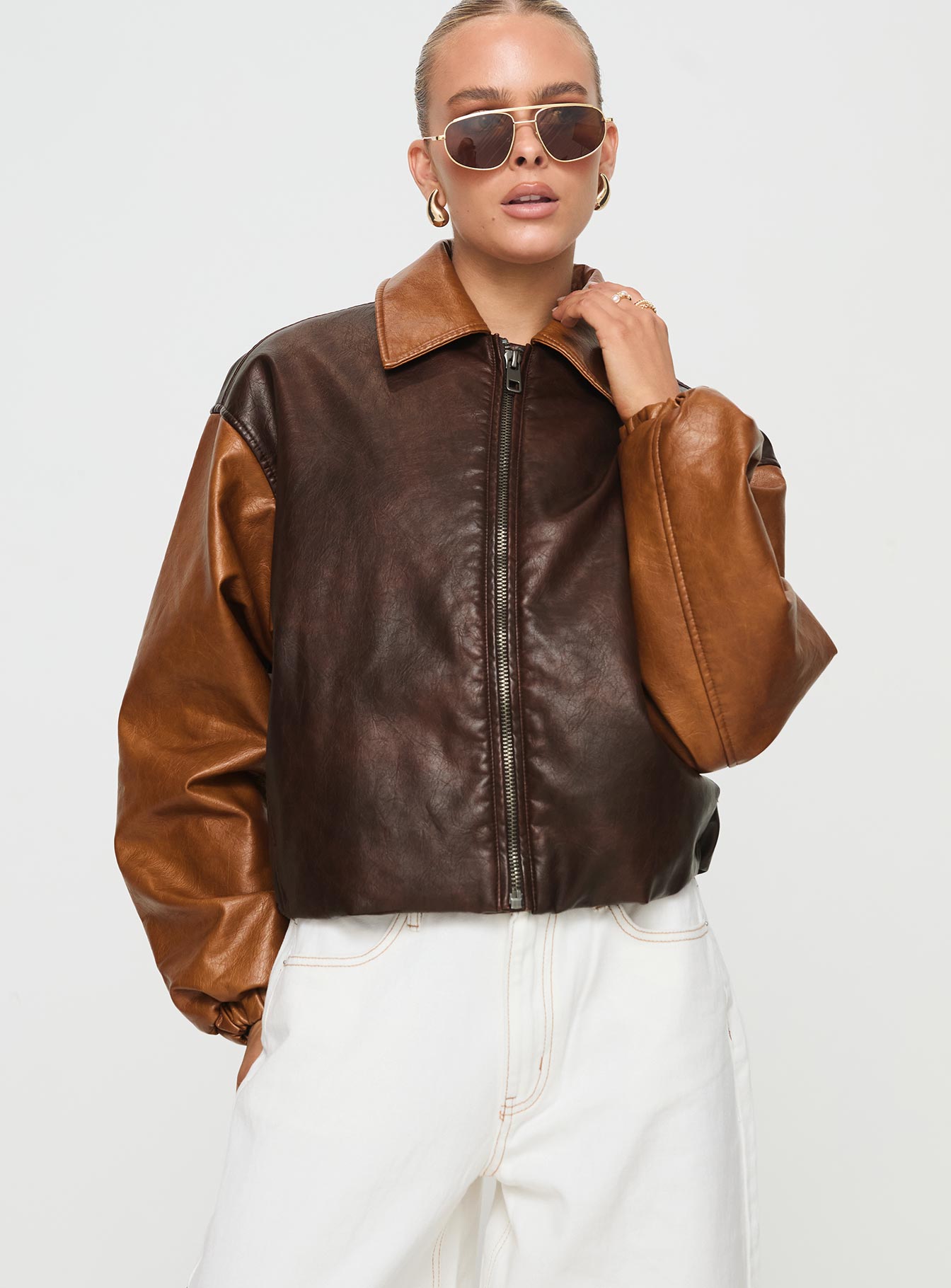 Nirvana Bomber Jacket Chocolate - Image 2