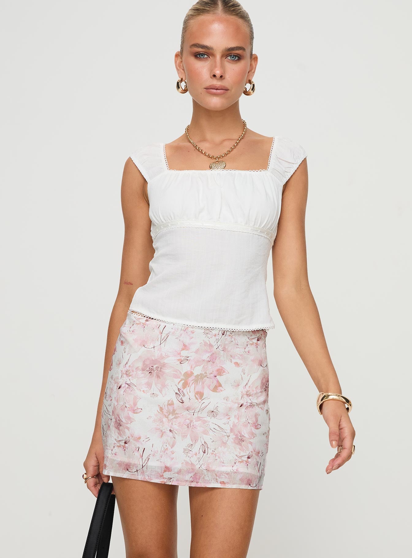 Gemelli Mini Skirt Floral - Image 2