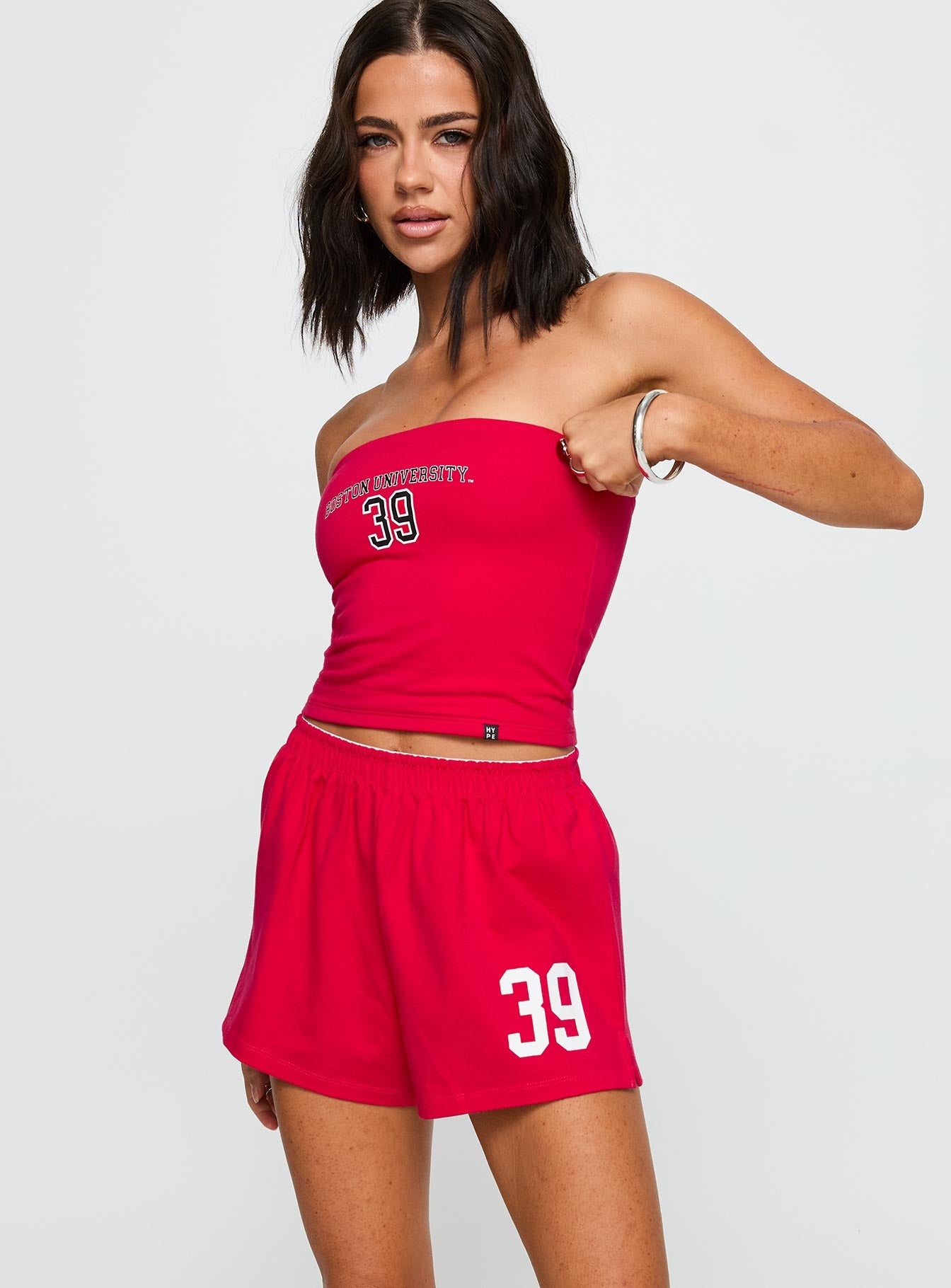 Boston University Soffee Shorts Red - Image 2