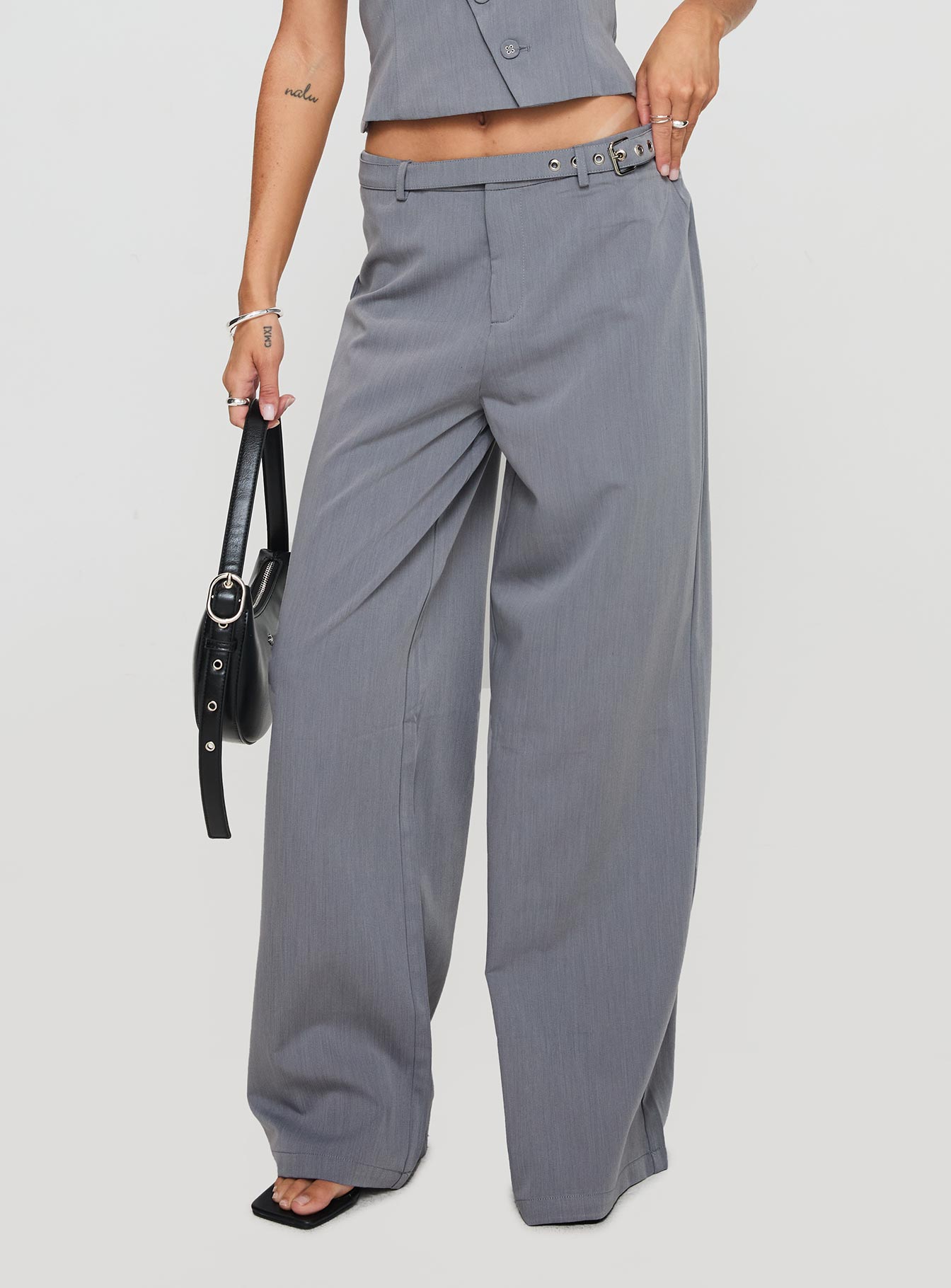 Miku Pants Charcoal - Image 2