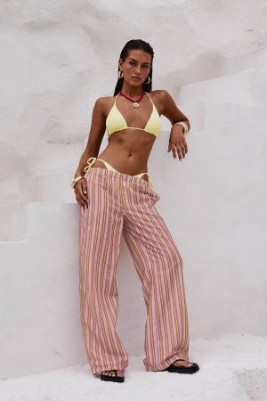 Taja Pants Pink Stripe