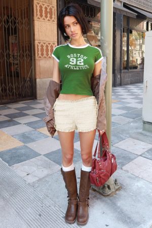 Tessabelle Shirred Bloomer Shorts Cream